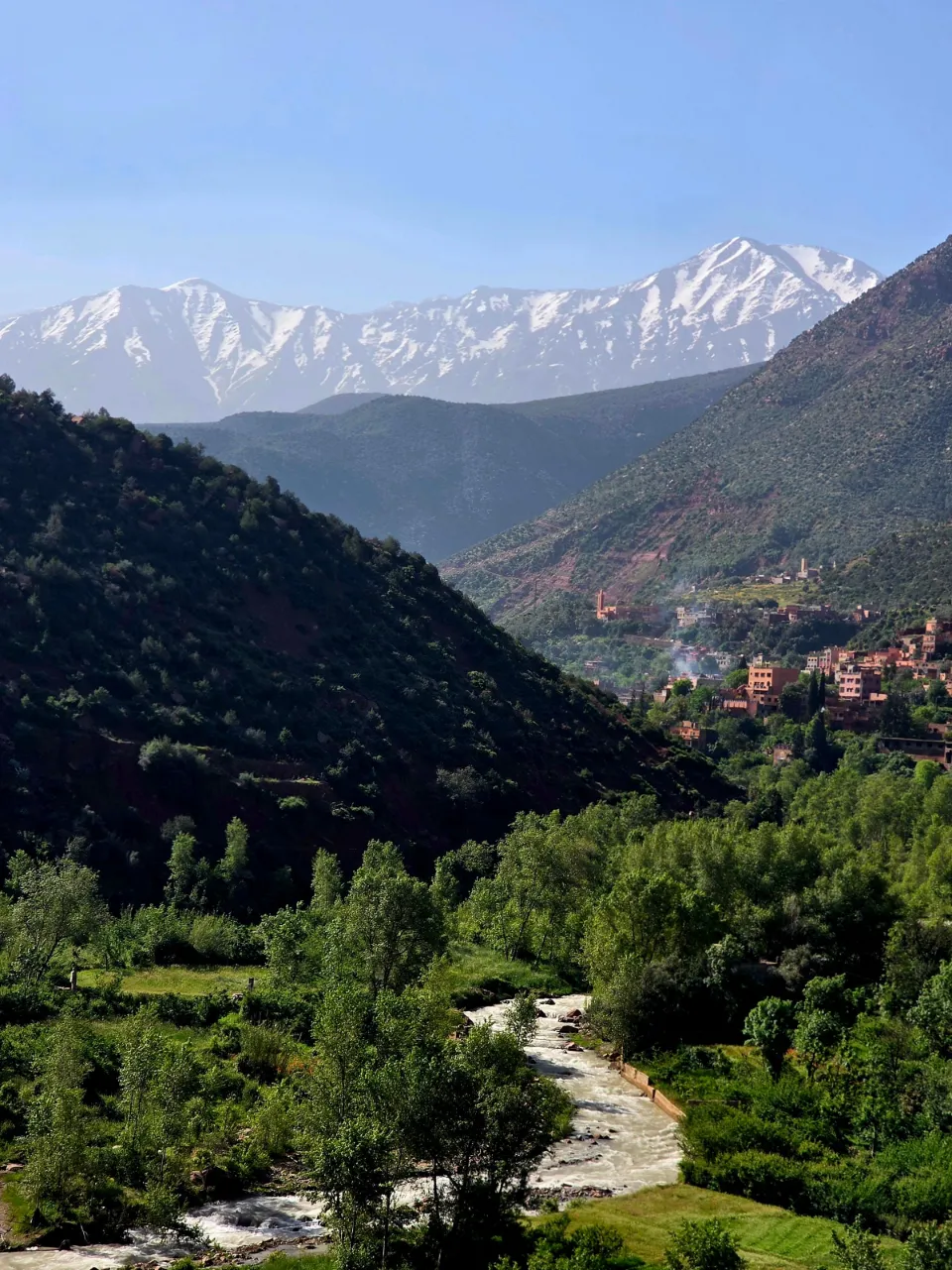 La vallée de l'Ourika, à 65 km de Marrakech
